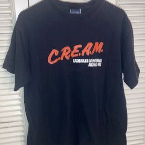 WU tang C.R.E.A.M. Black T-Shirt